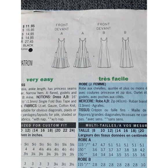 Butterick Misses Dress Sewing Pattern sz 8-12 5532 - uncut - Picture 7 of 11